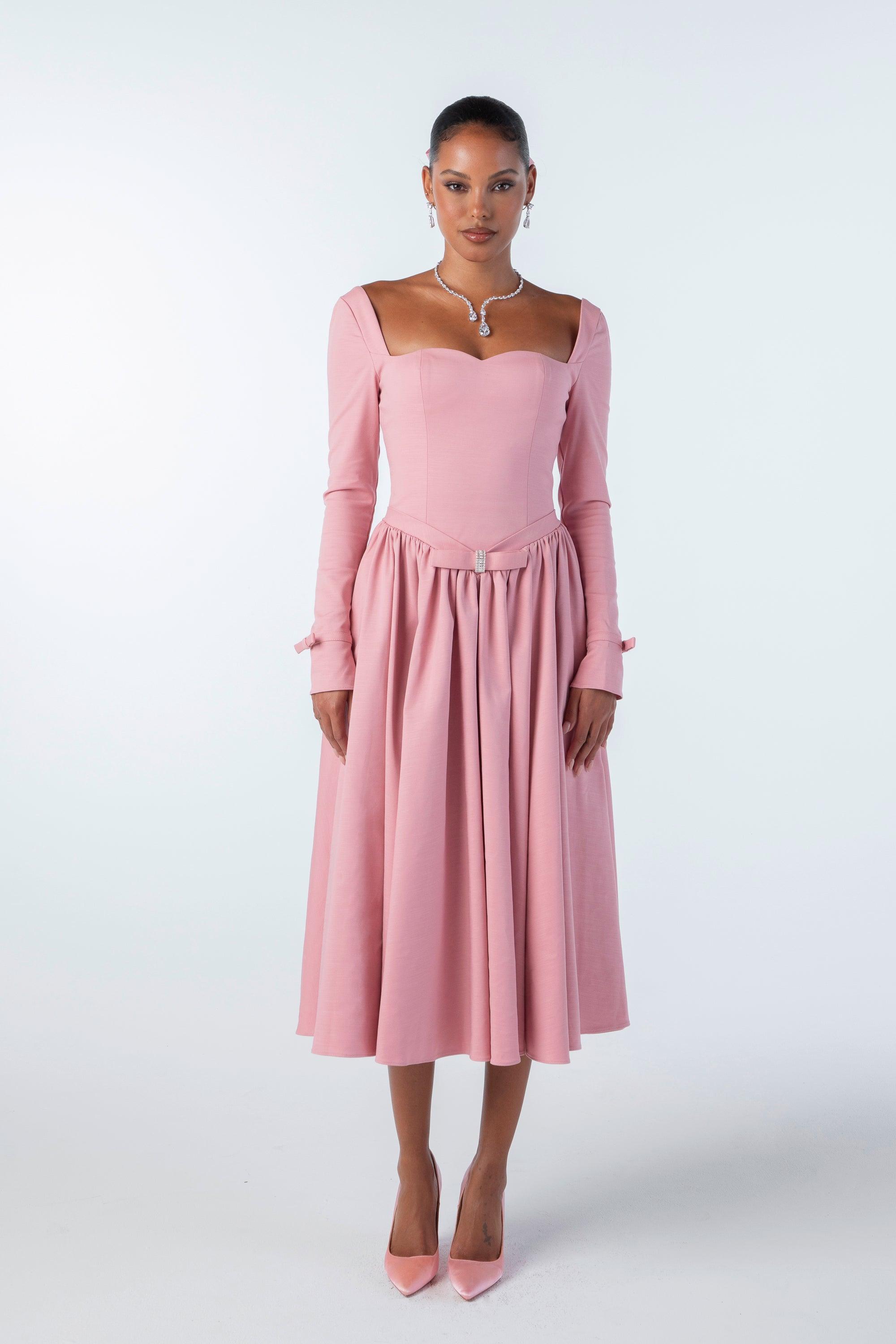 Bernadette Dress (Pink) Product Image
