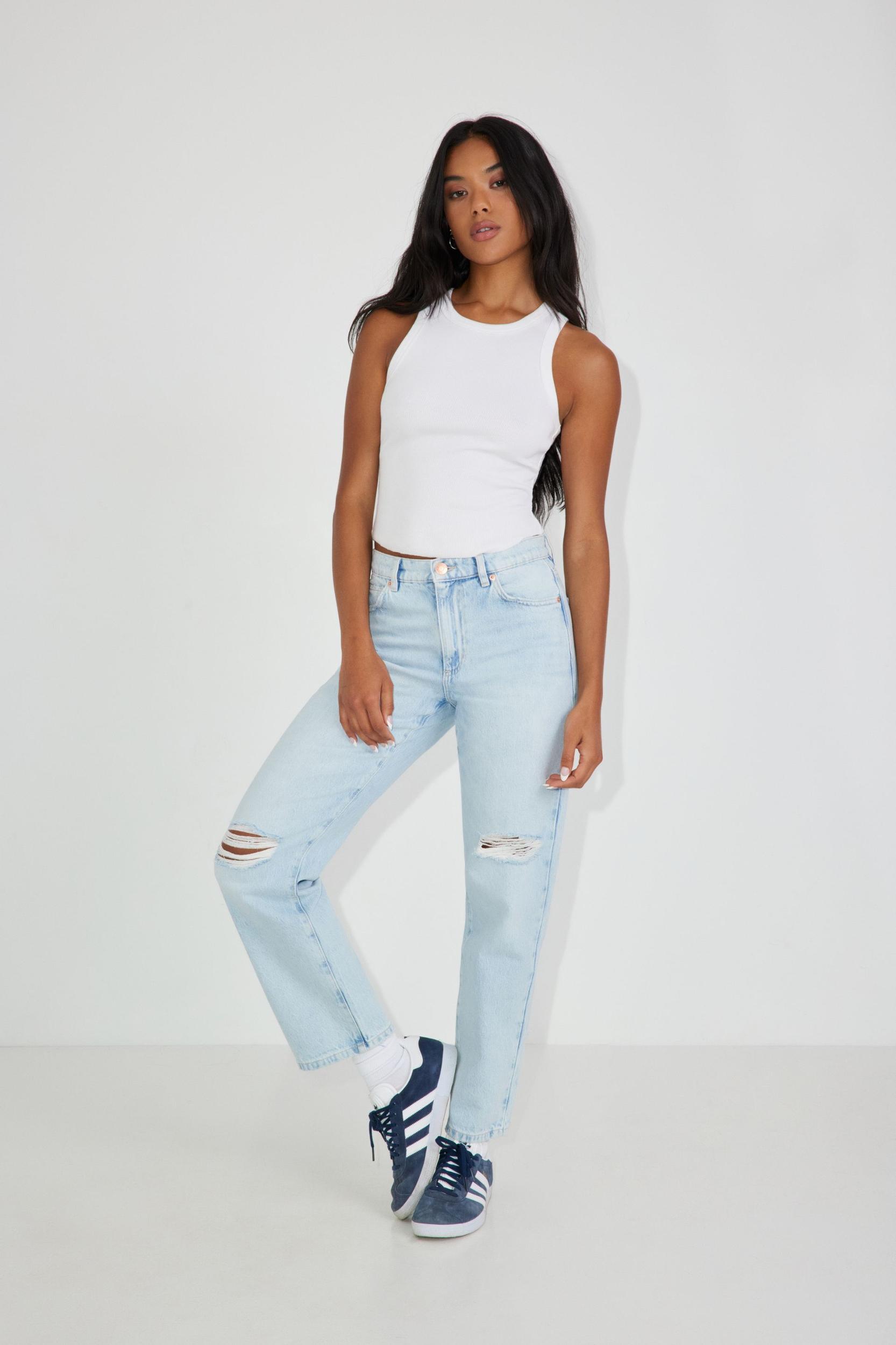 Relaxed Straight Jeans Product Image
