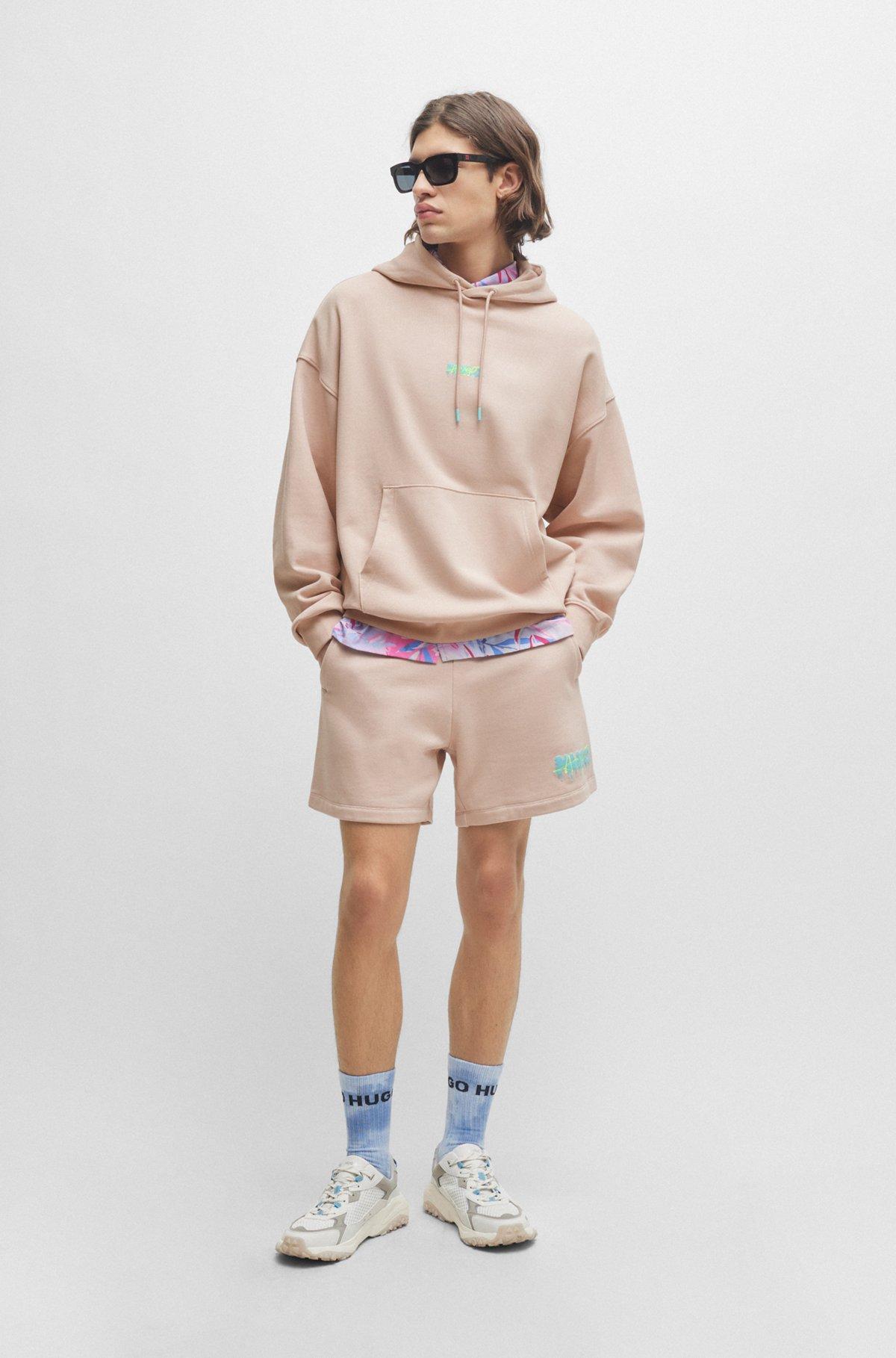 Cotton-terry shorts with new-season logo Product Image