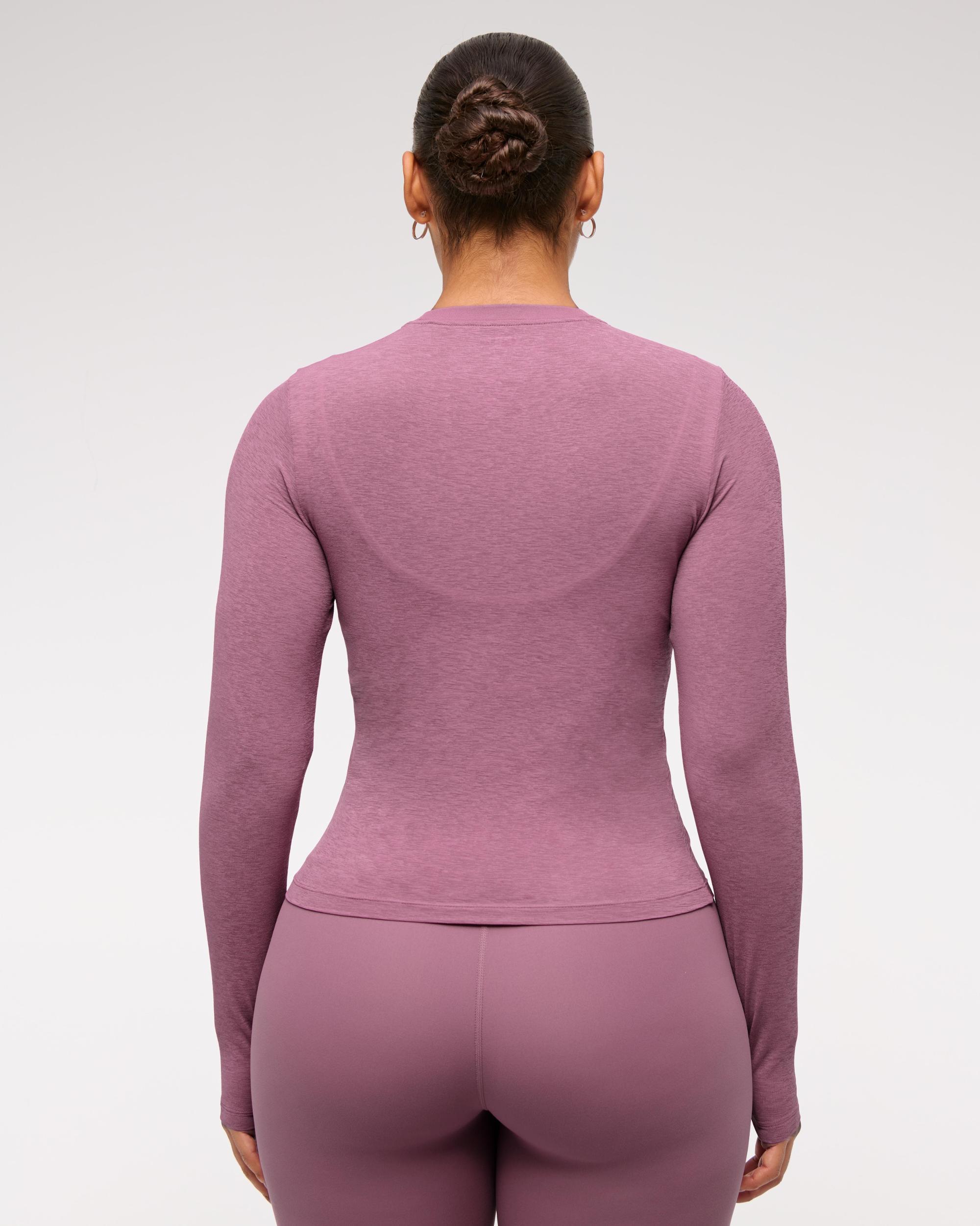 YPB Active Featherweight Long-Sleeve Ruched Tee Product Image