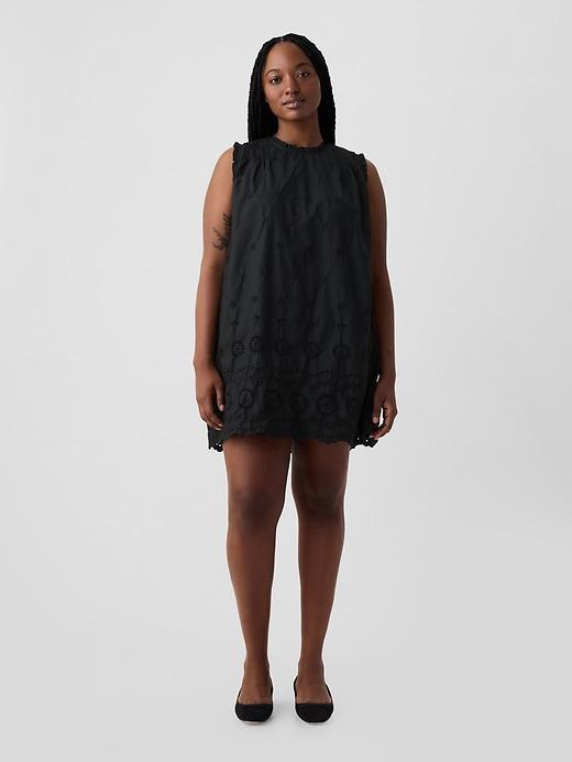 Gap × DÔEN Eyelet Mini Dress Product Image