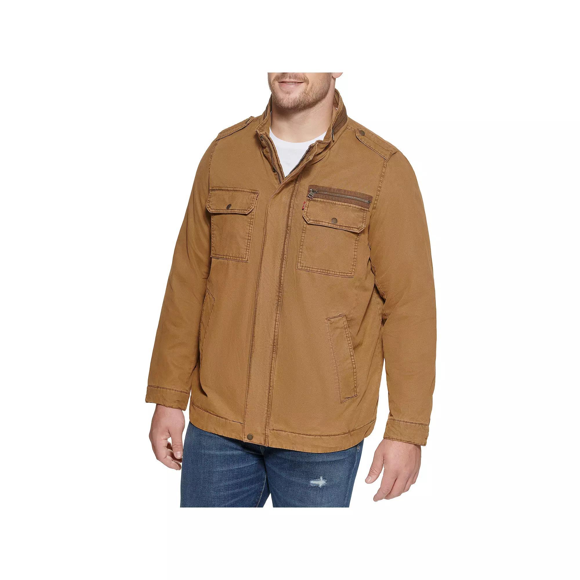 Big & Tall Levi's® Cotton Jacket, Men's, Size: 4XB, Brown Product Image