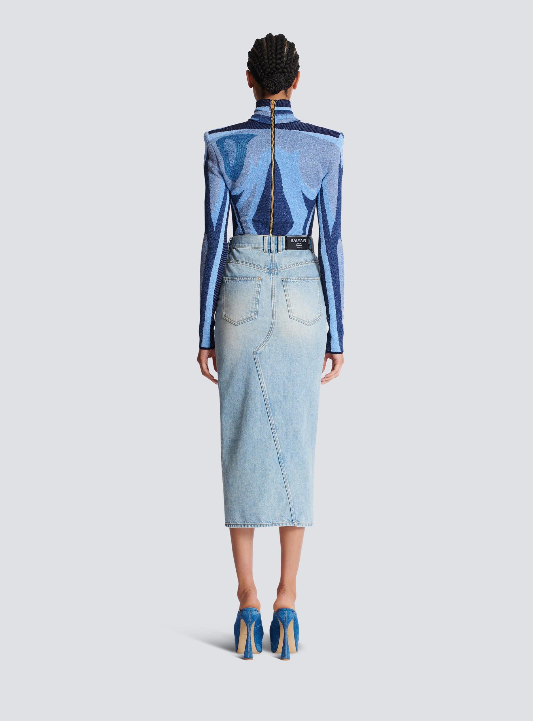 Denim midi skirt Product Image