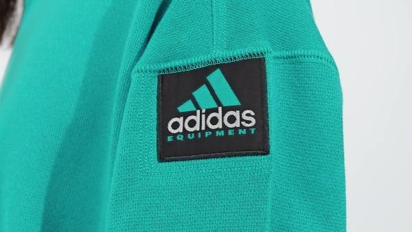 adidas Equipment Reflective Crewneck Sweatshirt Equipment Green M Mens Product Image