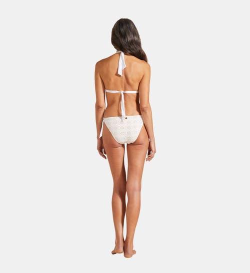 Womens Broderie Anglaise Side-Tie Bikini Bottom Product Image