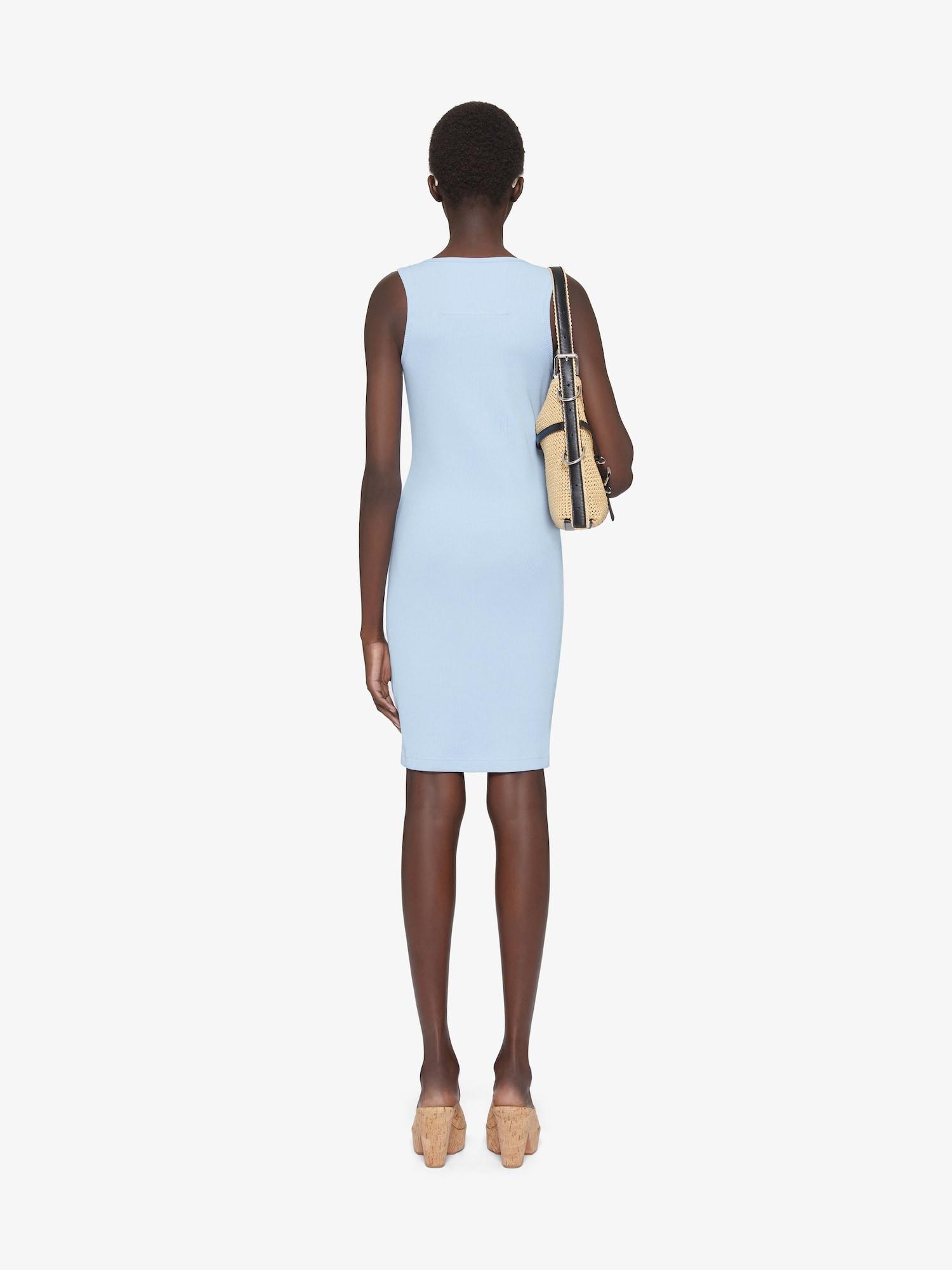 Tank dress in cotton with 4G detail Product Image
