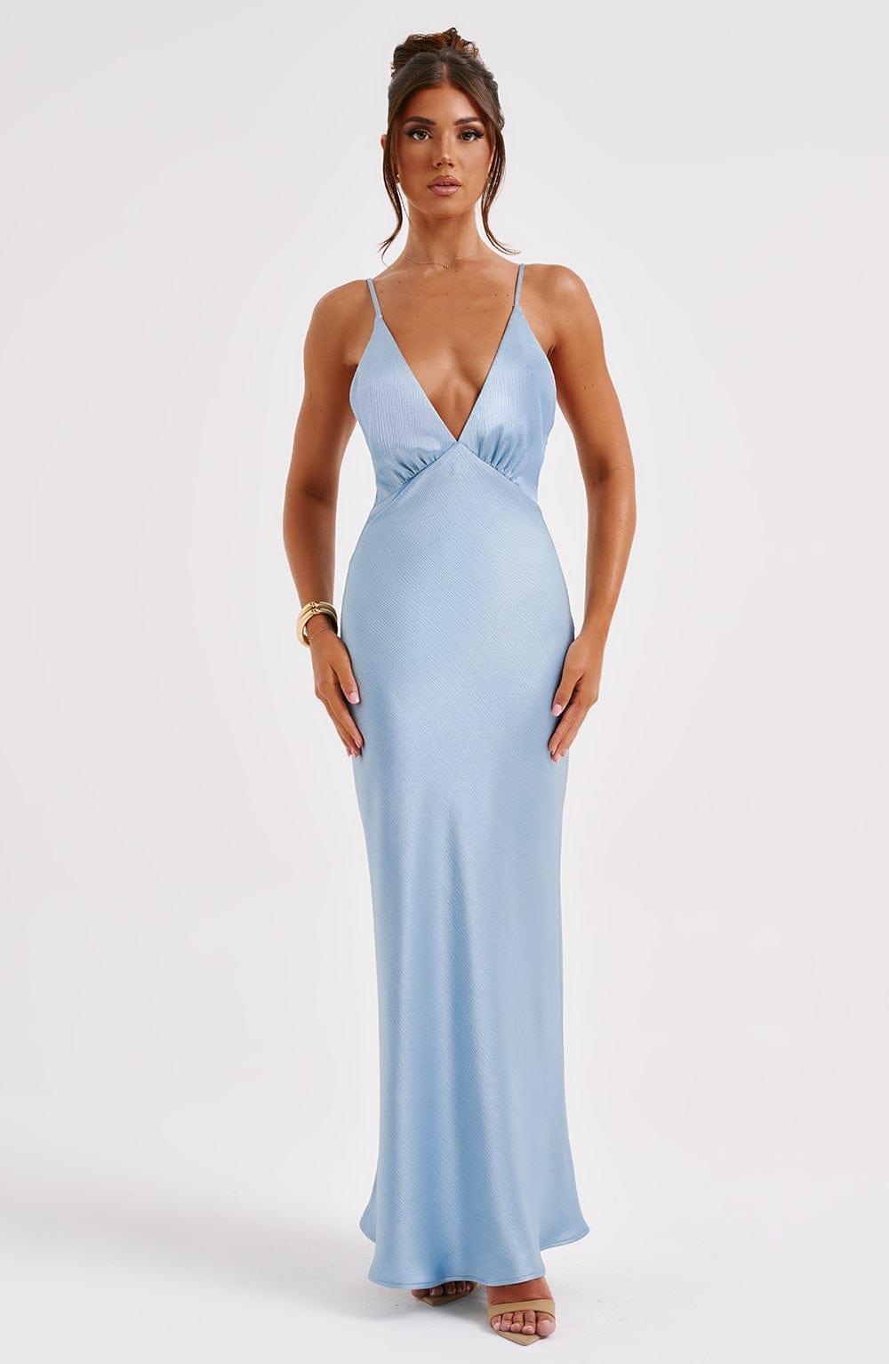 Anja Maxi Dress - Turquoise Product Image
