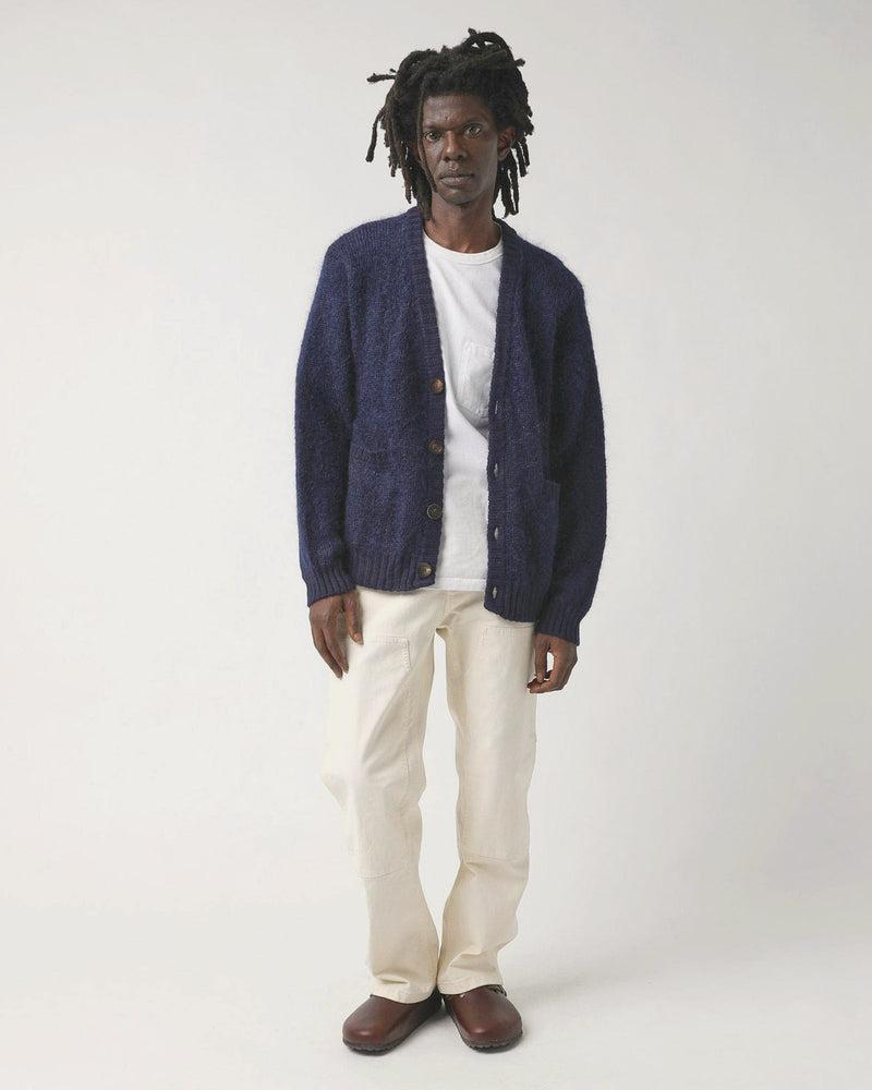 Mohair Cardigan - Navy Product Image