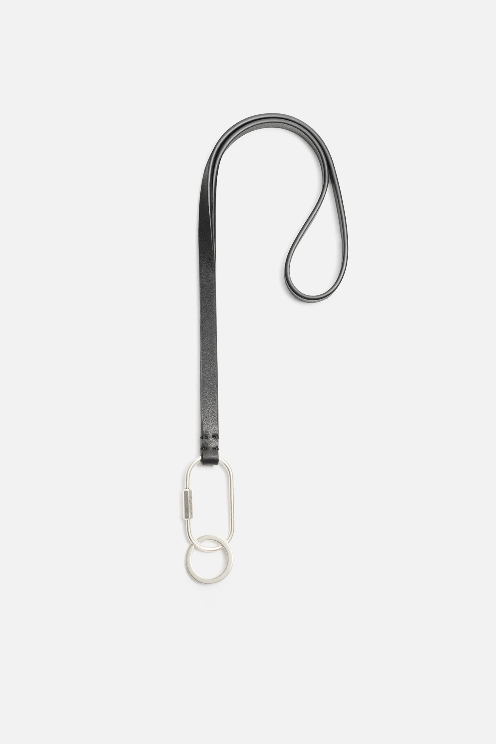LEATHER CHARM KEYCHAIN Product Image