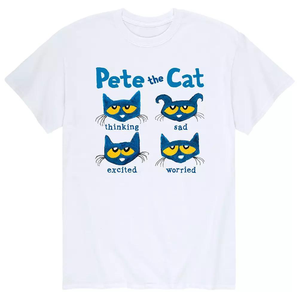 Mens Pete The Cat Many Moods Tee Product Image