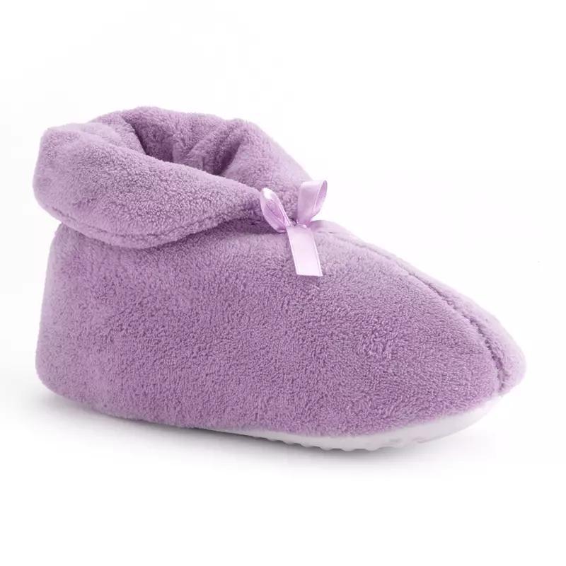MUK LUKS Women's Bootie Slippers, Size: Small, Black Product Image