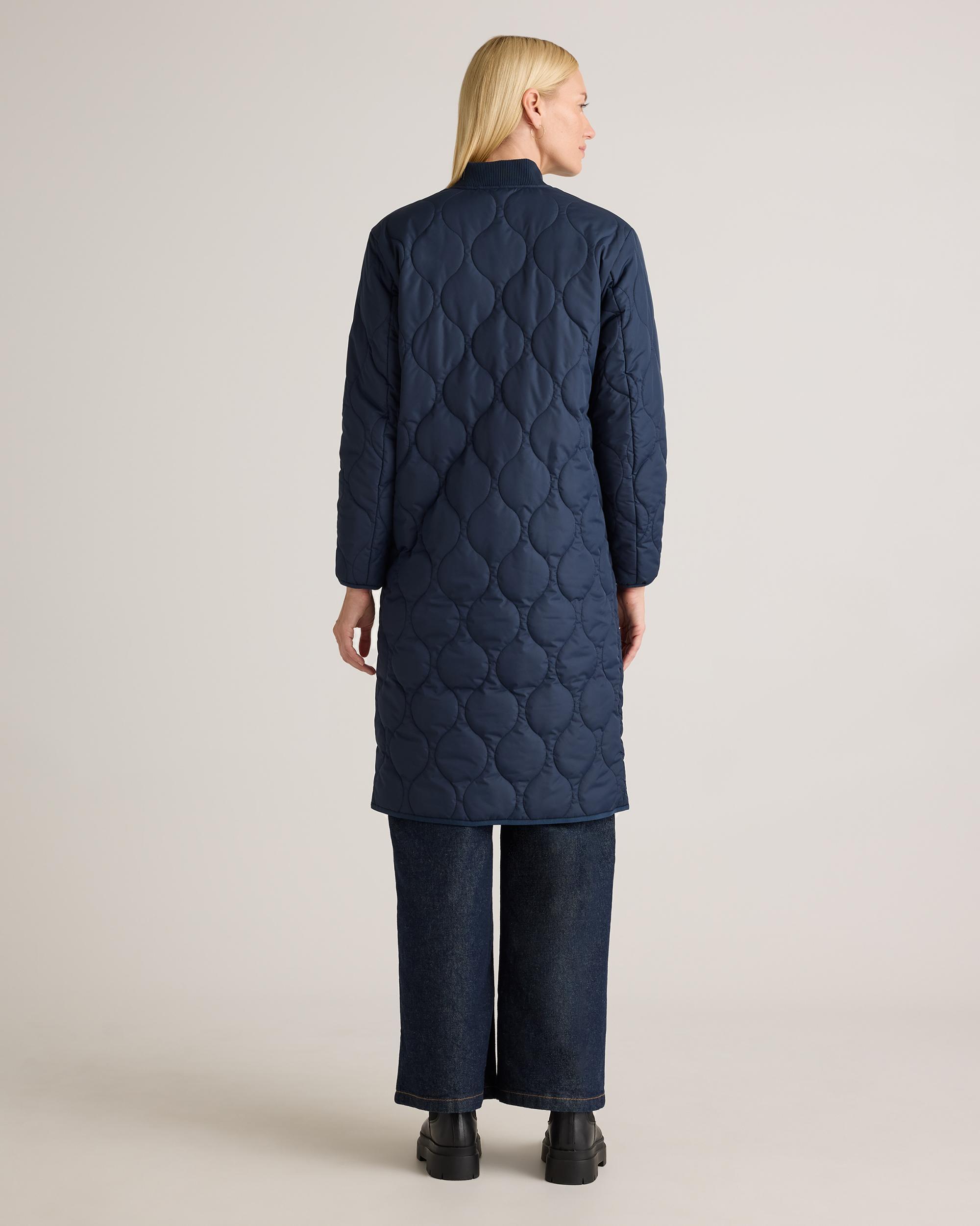 Quince | Women's Featherless Quilted Puffer Long Coat Size XL, Recycled Polyester Product Image