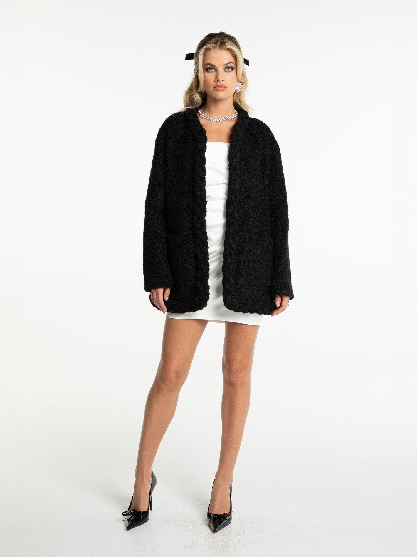 Talia Coat (Black) Product Image