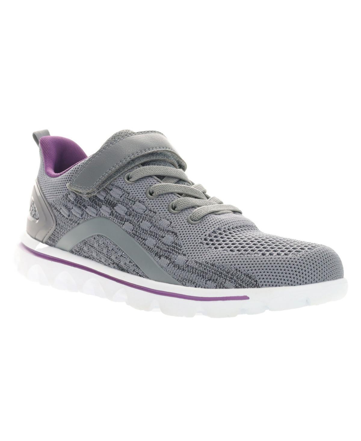 Propet TravelActiv Axial FX Women's Sneakers, Size: 10 Wide, White Navy Product Image