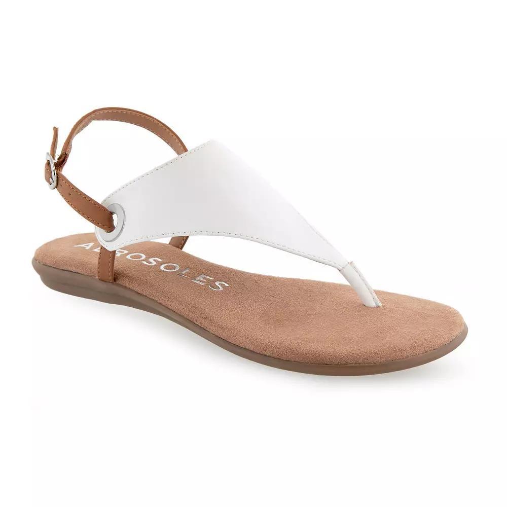Aerosoles Conclusion Women's Thong Sandals, Size: 5.5 Medium, White Product Image