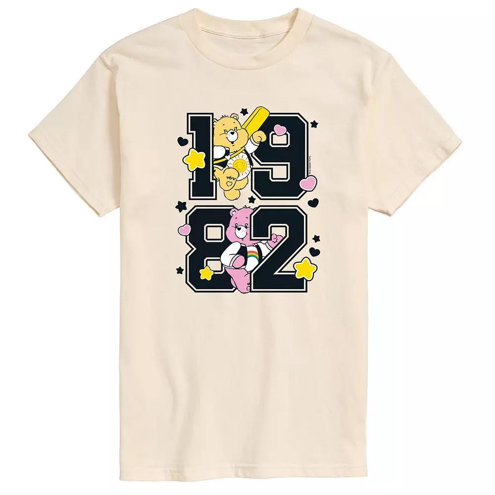 Mens Care Bears 1982 Team Care Bears Graphic Tee Ivory Product Image