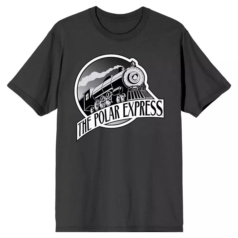 Men's Polar Express Train Logo Tee, Size: Large, Black Product Image