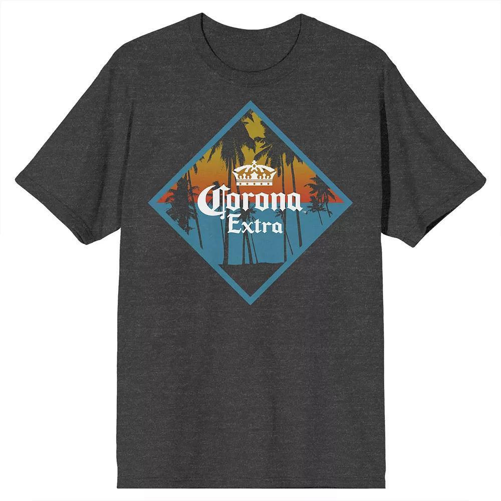 Men's Corona Extra Logo Tee, Size: XXL, Grey Product Image