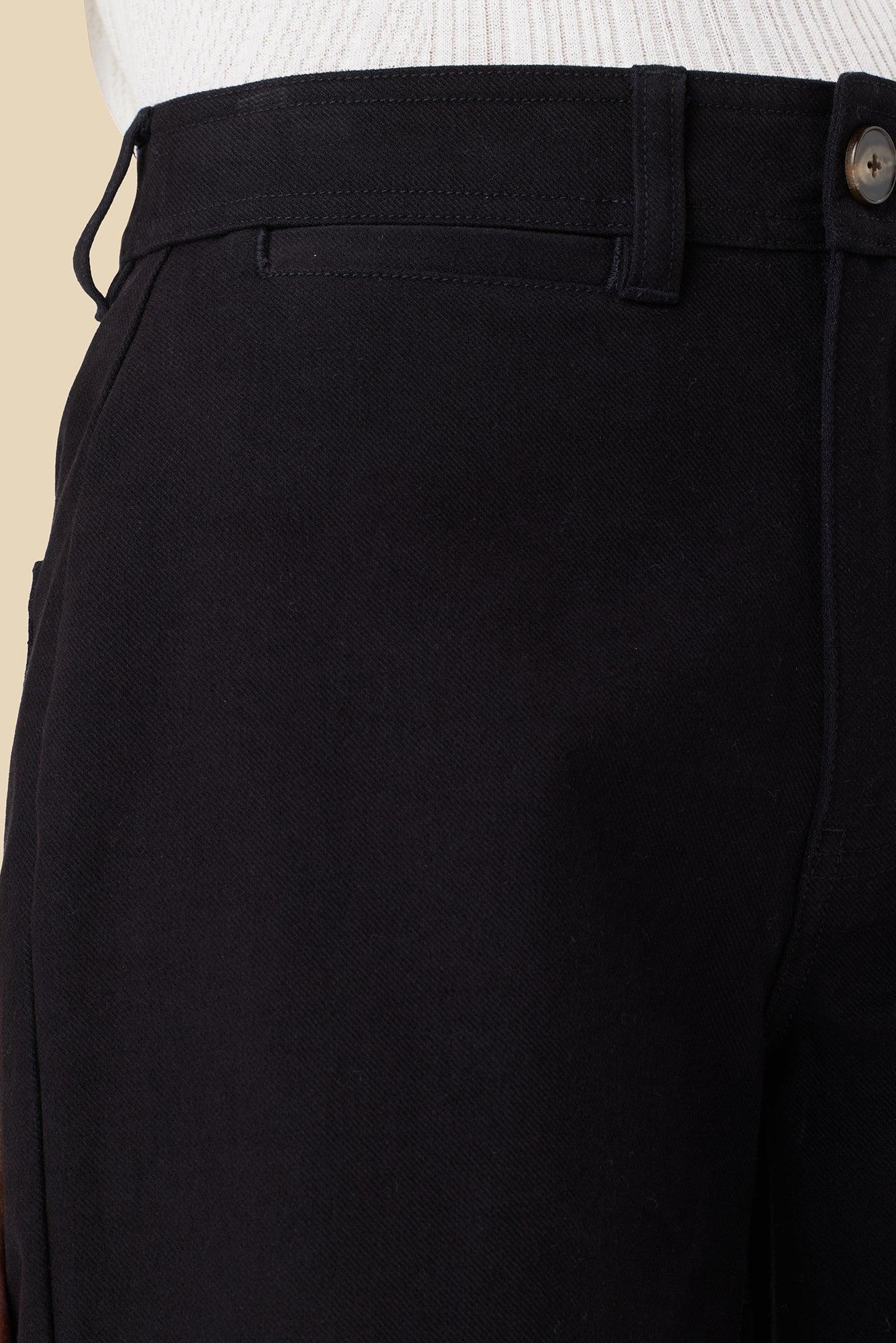 Wide Leg Utility Pant - Black Product Image