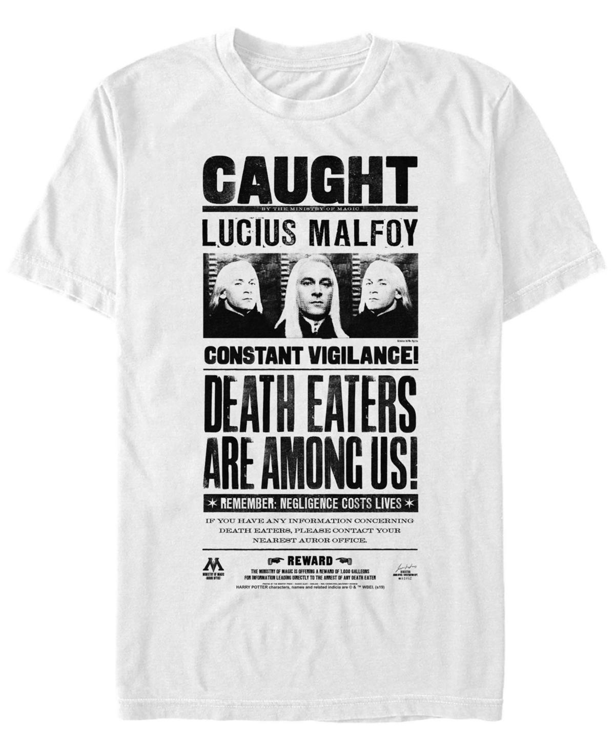 Men's Harry Potter Lucius Malfoy Caught Poster Graphic Tee, Size: Medium, White Product Image