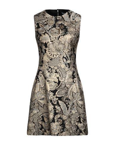 DOLCE & GABBANA Woman Mini Dress Gold Size 10 Polyamide, Acetate, Silk, Polyester Product Image
