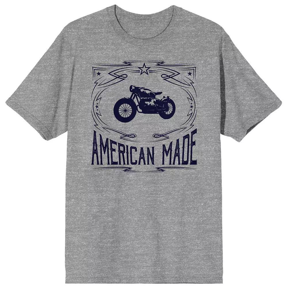 Men's Americana American Made Tee, Size: Large, Grey Product Image
