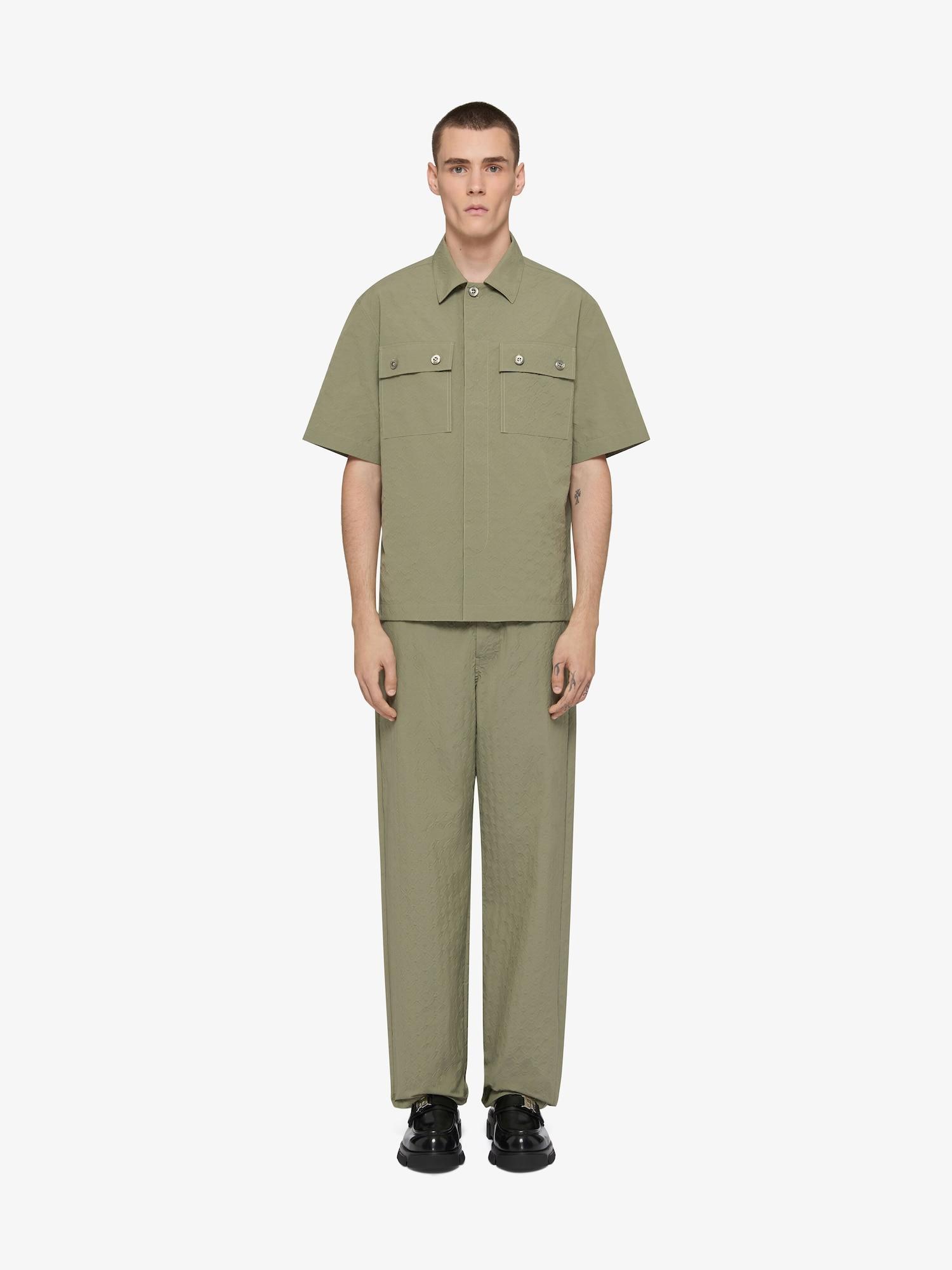 Cargo pants in textured monogram 72 Product Image