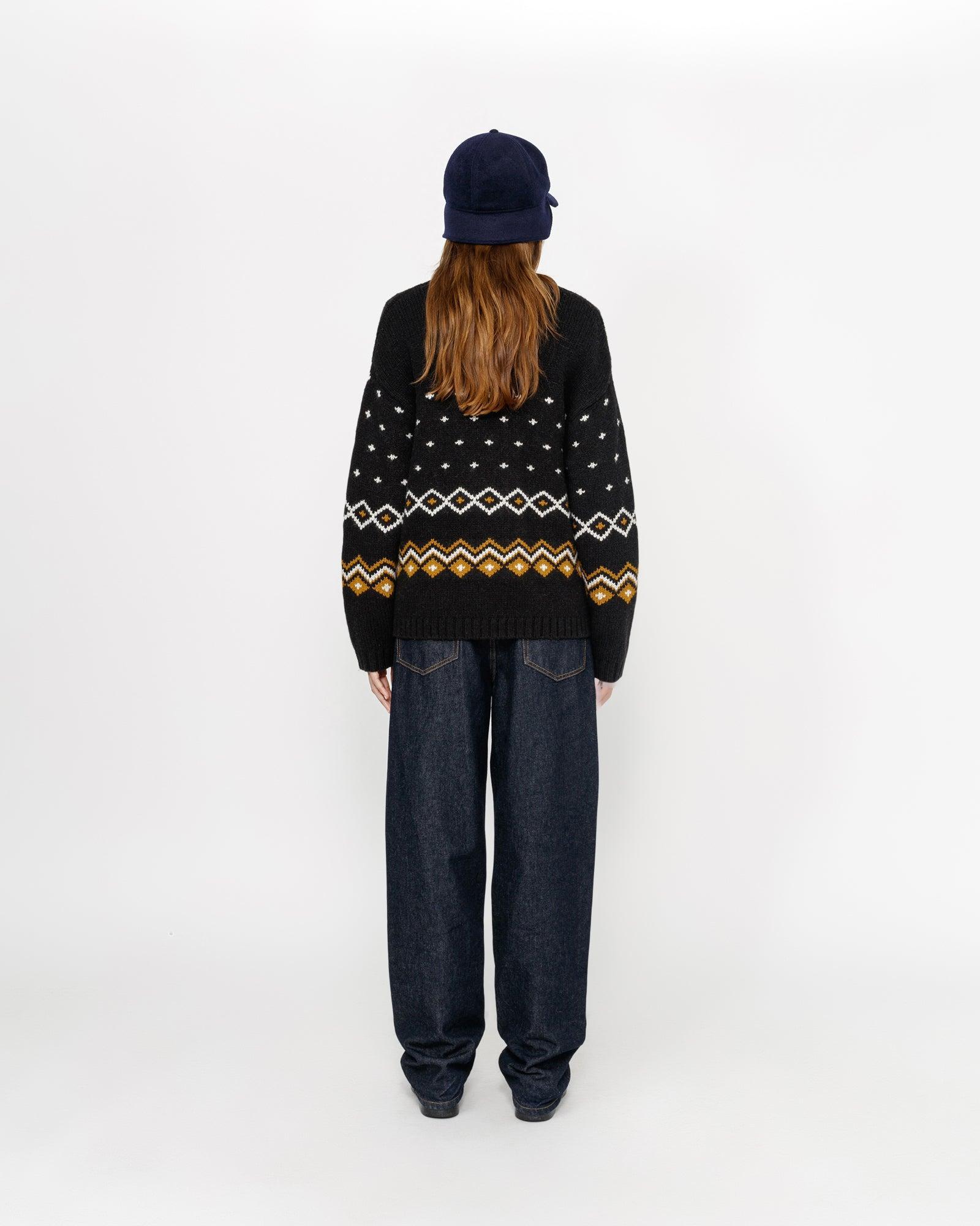 ROLL NECK FAIRISLE SWEATER Male Product Image