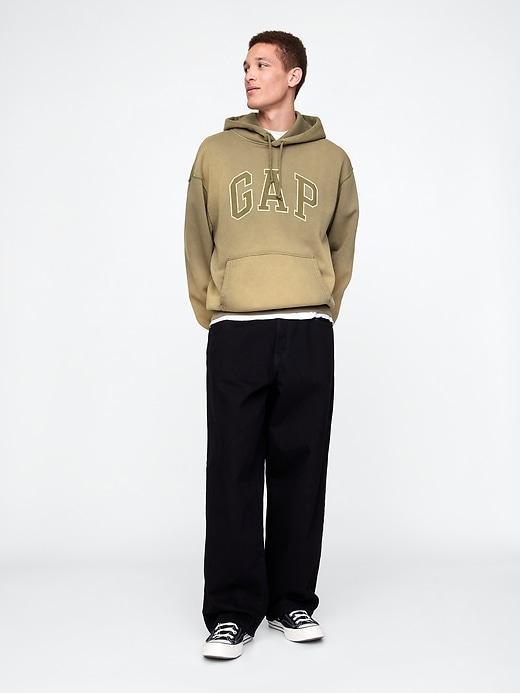 VintageSoft Oversized Logo Hoodie Product Image