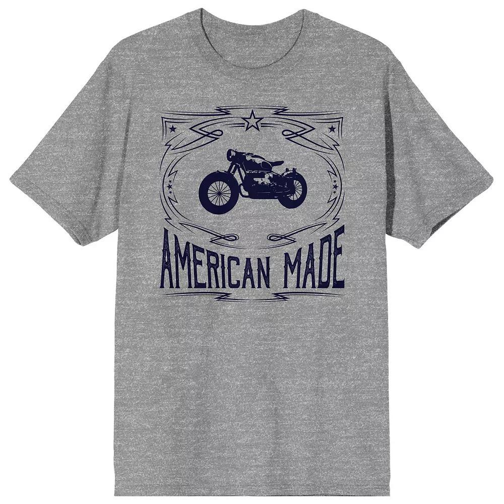 Men's Americana American Made Tee, Size: Large, Grey Product Image