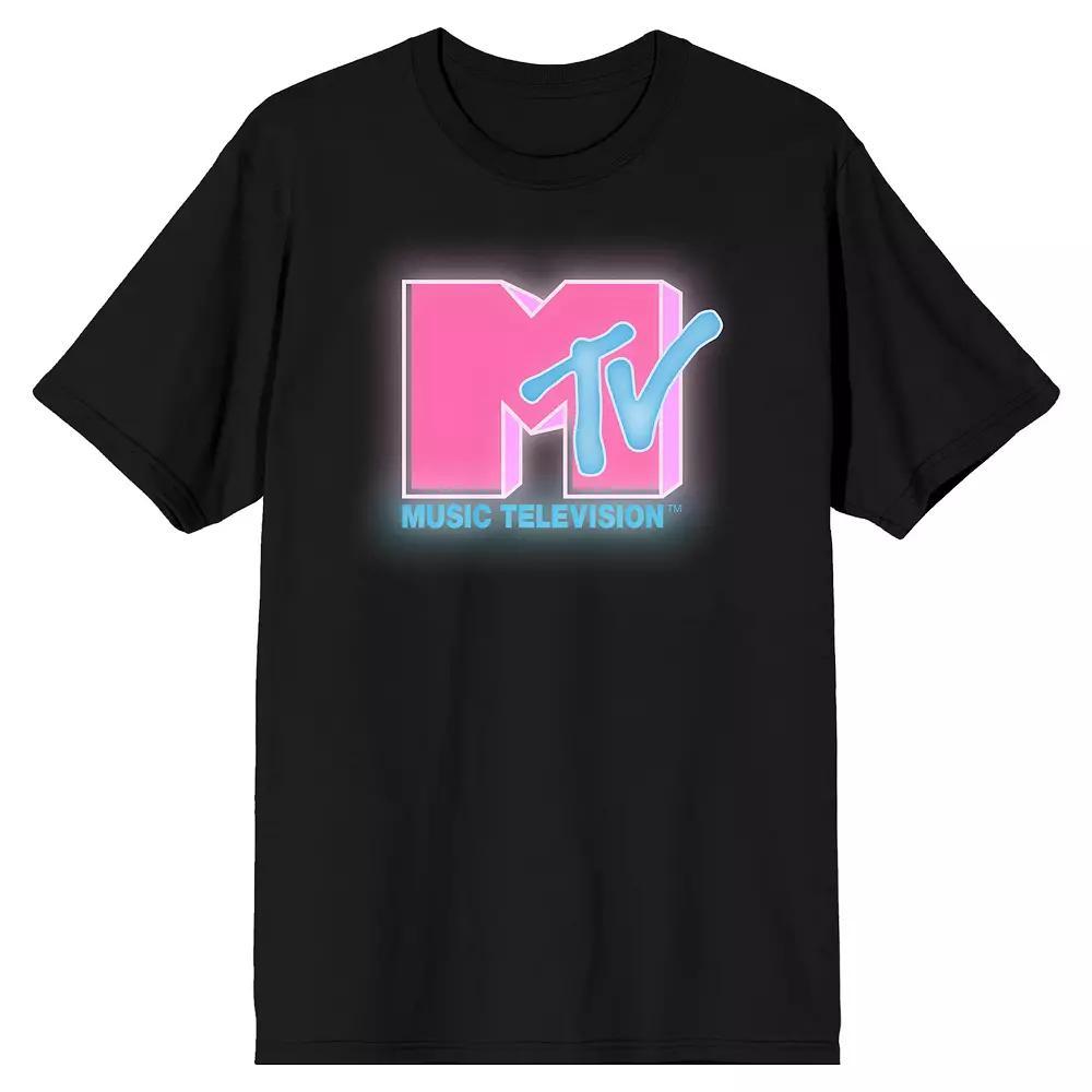 Men's MTV Music Television Tee, Size: XXL, Black Product Image