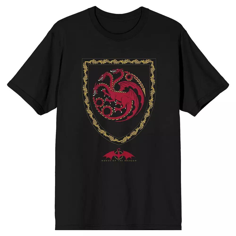 Men's House Of The Dragon Tee, Size: Large, Black Product Image
