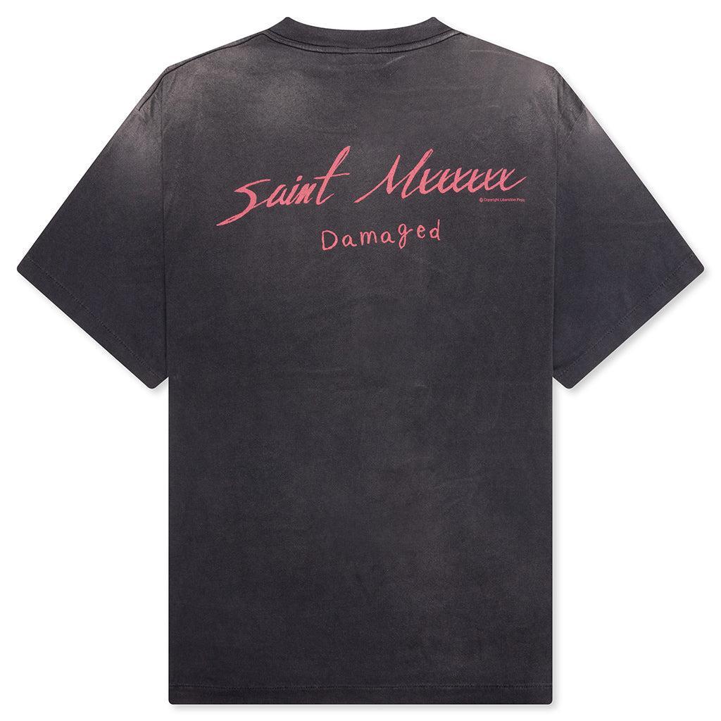 Damaged S/S Tee - Black Male Product Image