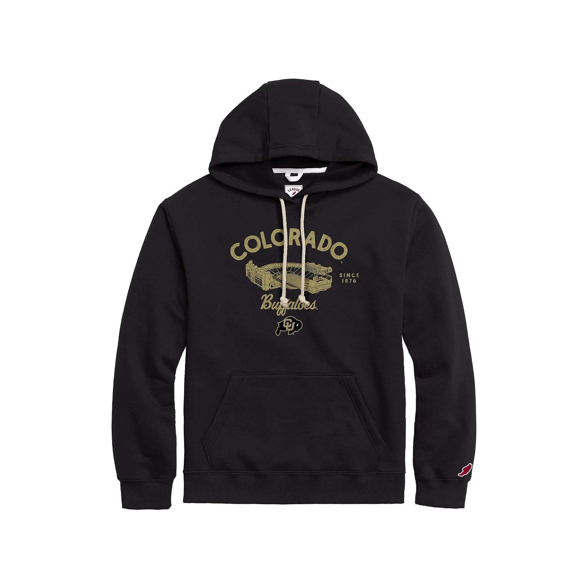 Men's League Collegiate Wear Black Colorado Buffaloes Stadium Essential Pullover Hoodie, Size: Large Product Image