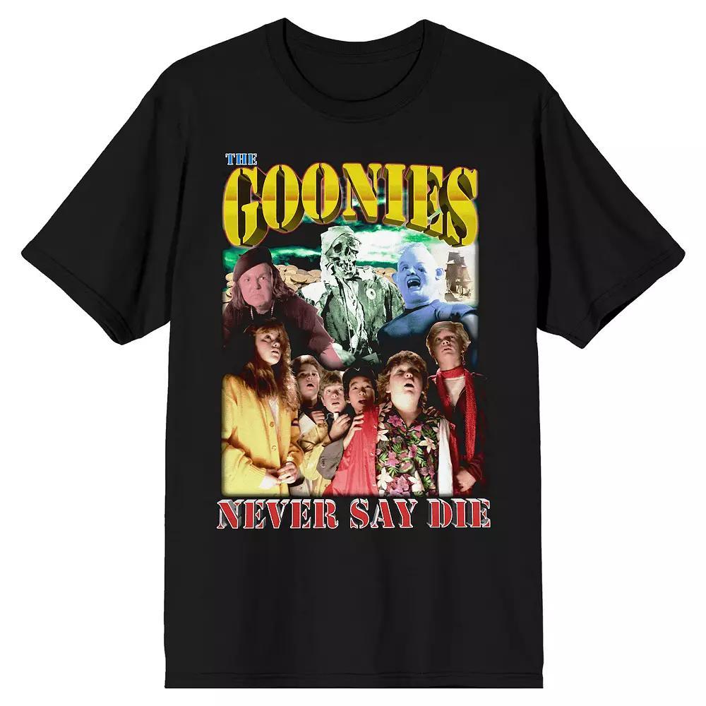 Men's Goonies Never Say Die Tee, Size: Large, Black Product Image