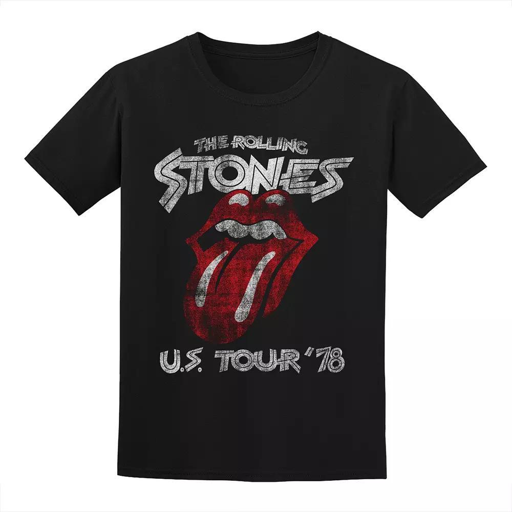 Men's Rolling Stones Tee, Size: Large, Black Product Image
