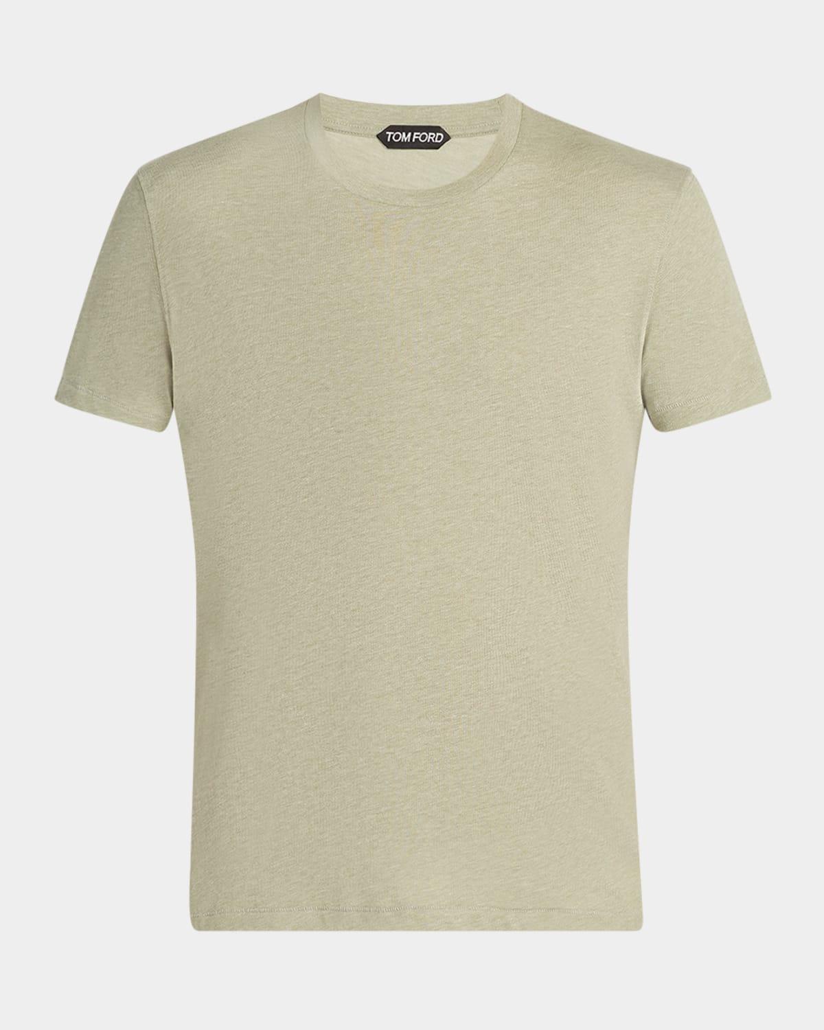 Mens Cotton Crewneck T-Shirt Product Image