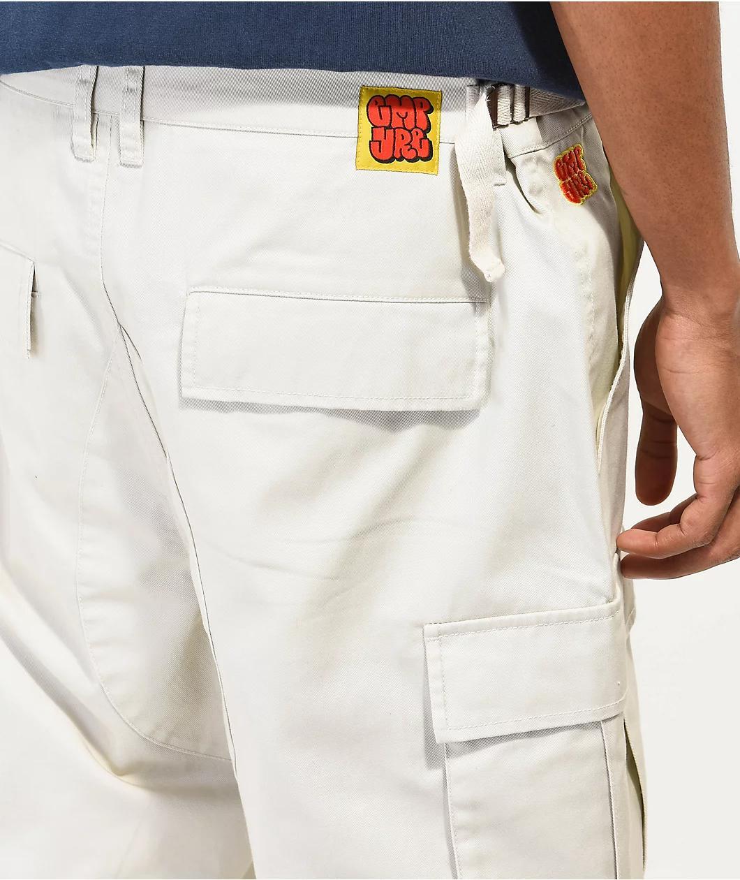Empyre Silver Birch Khaki Cargo Skate Pants Product Image