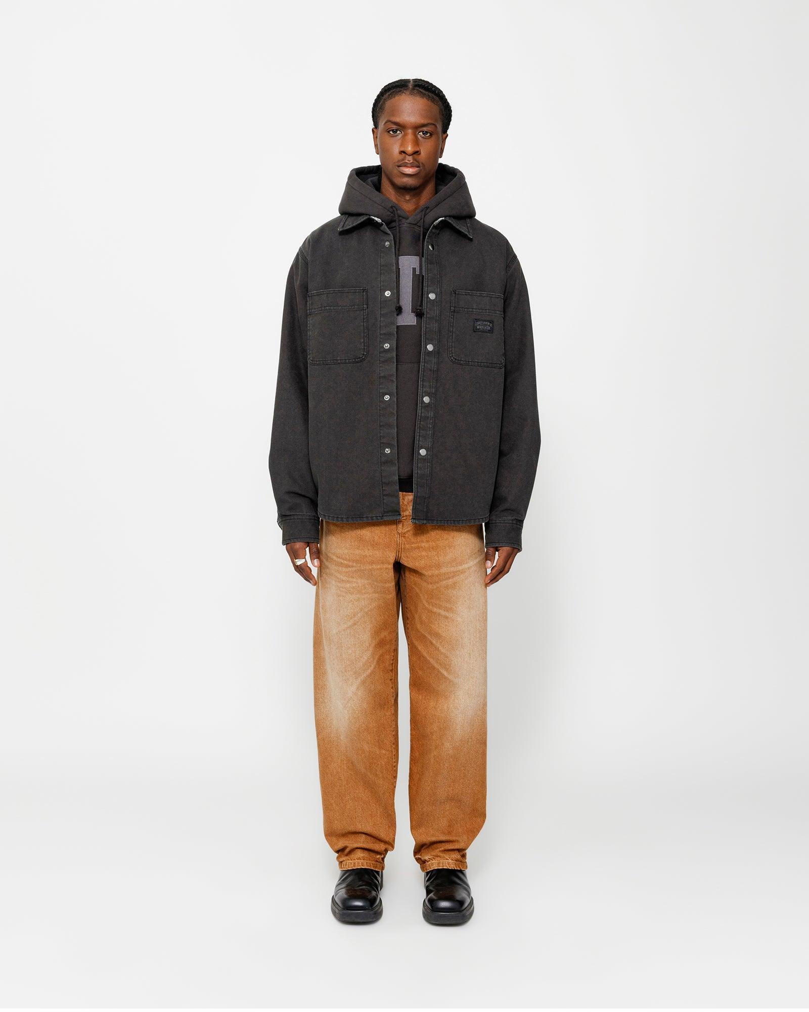HEAVY WASHED CANVAS SHIRT Male Product Image