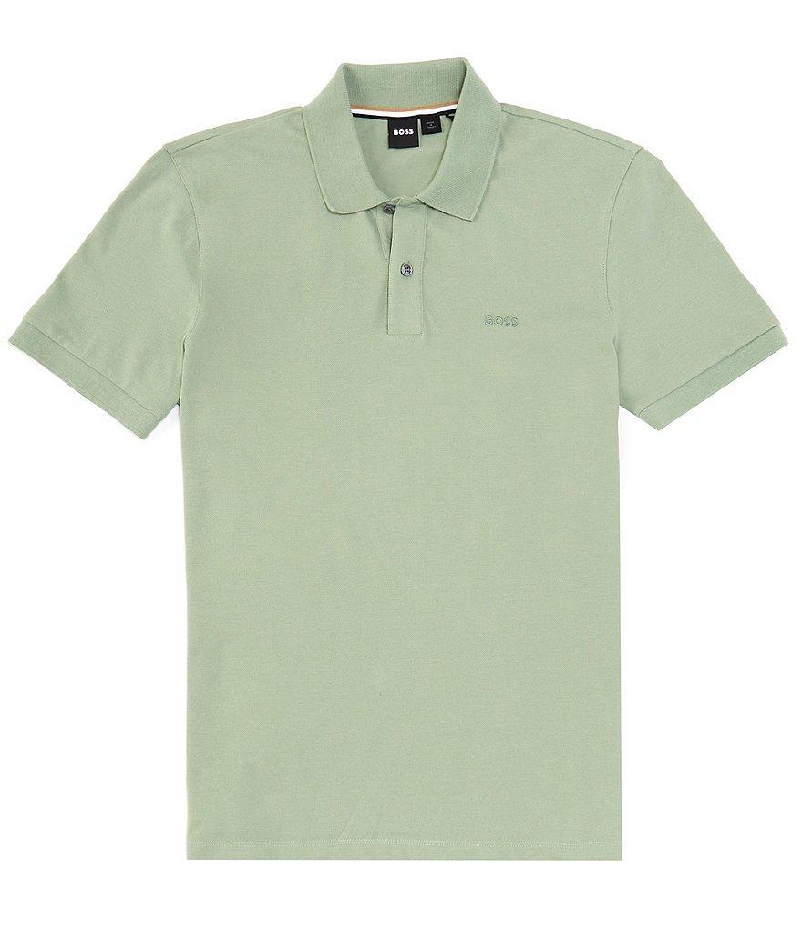 Hugo Boss BOSS Pallas Pima Cotton Short Sleeve Polo Shirt Product Image