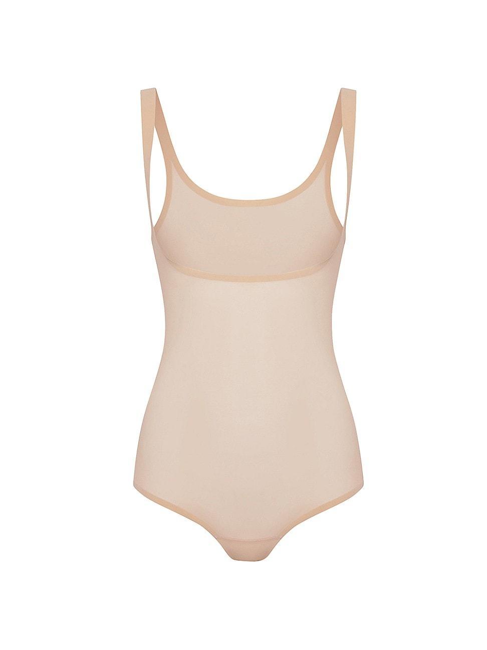 Womens Formfitting Sheer Tulle Bodysuit Product Image