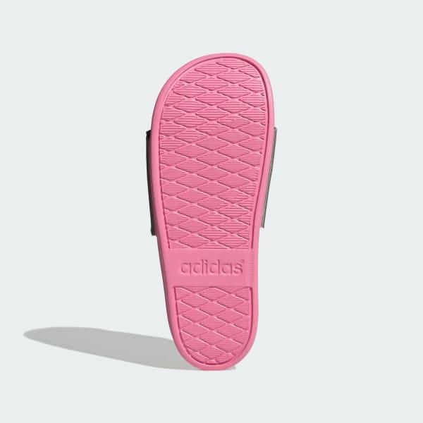 adidas Adilette Stripe Comfort Men's Slide Sandals, Size: 14, Earth Strata Product Image