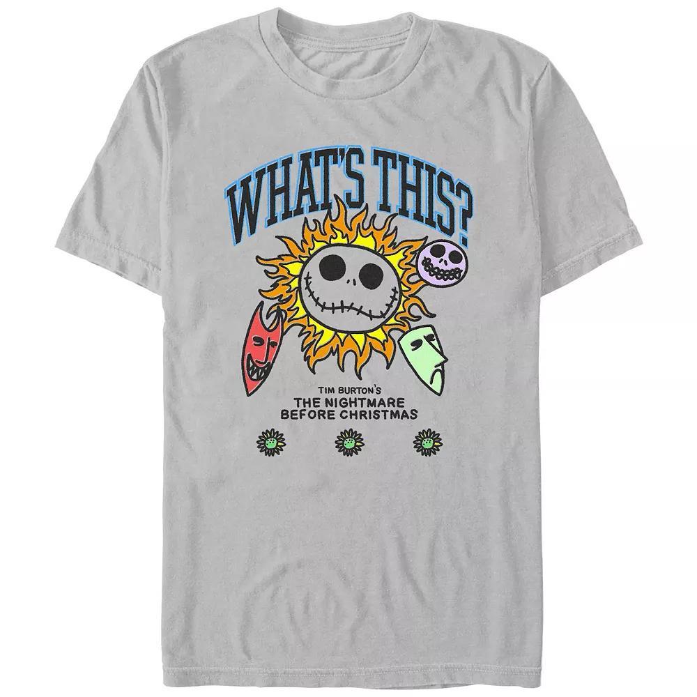 Disney's The Nightmare Before Christmas What's This? Men's Graphic Tee, Size: XL, Silver Product Image