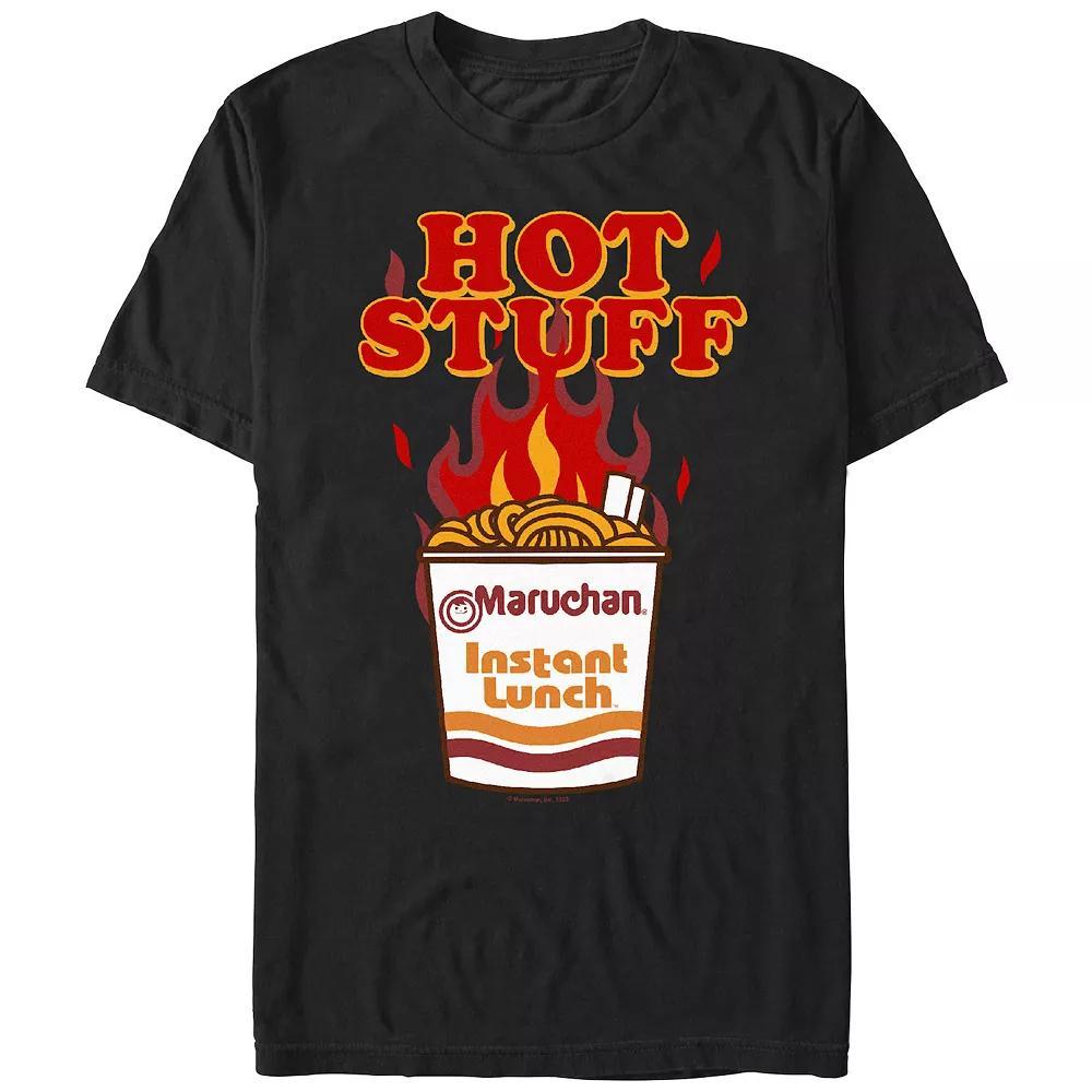 Men's Maruchan Hot Stuff Graphic Tee, Size: Large, Black Product Image