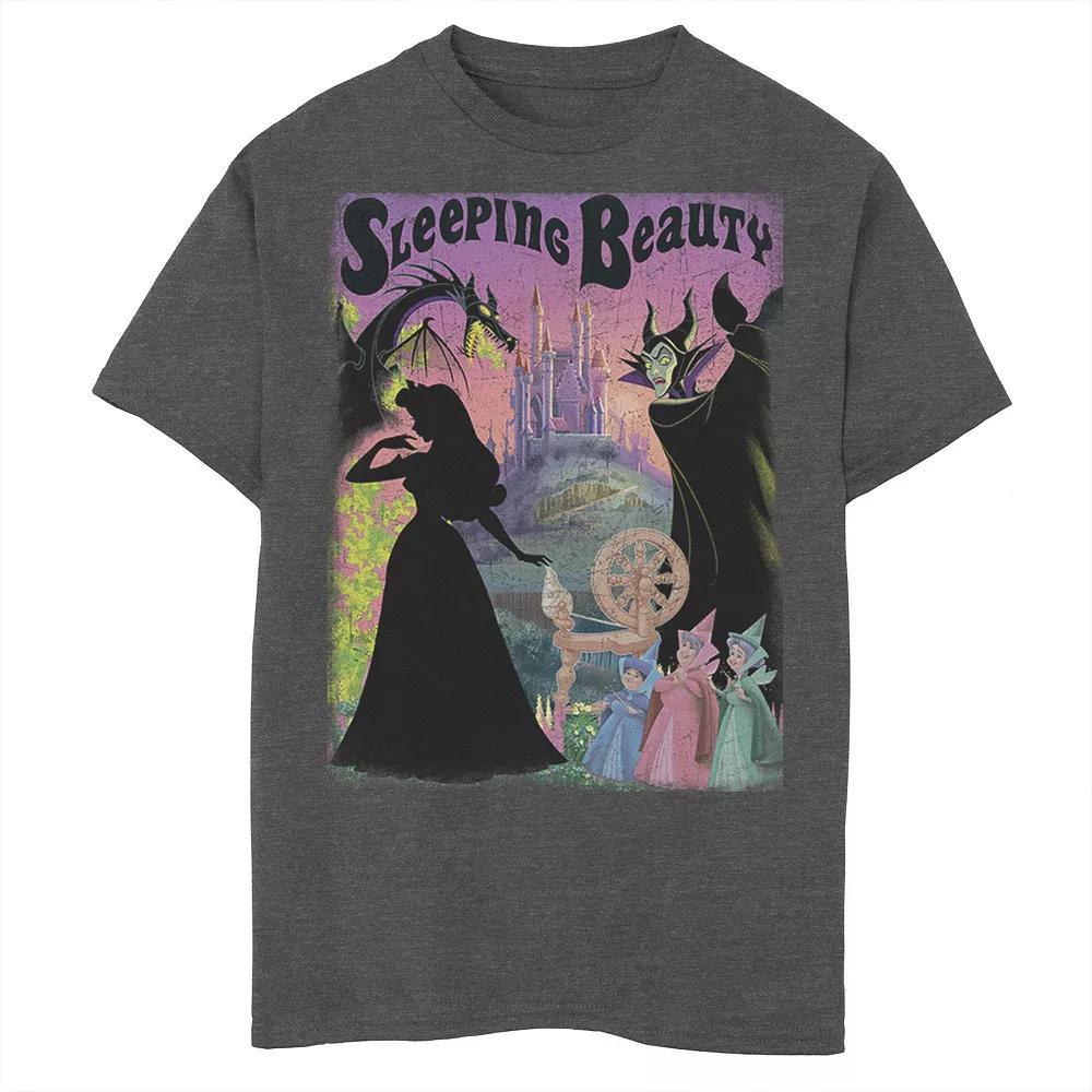 Disneys Sleeping Beauty Aurora Maleficent Mens Poster Tee, Boys Product Image