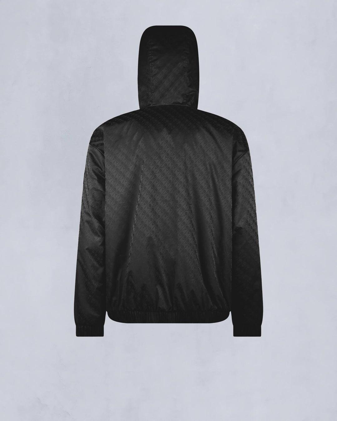 Moose Knuckles Mens Borden Monogram Bunny in Black with Black Monogram Product Image