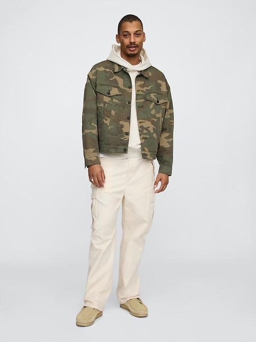Camo Icon Denim Jacket Product Image