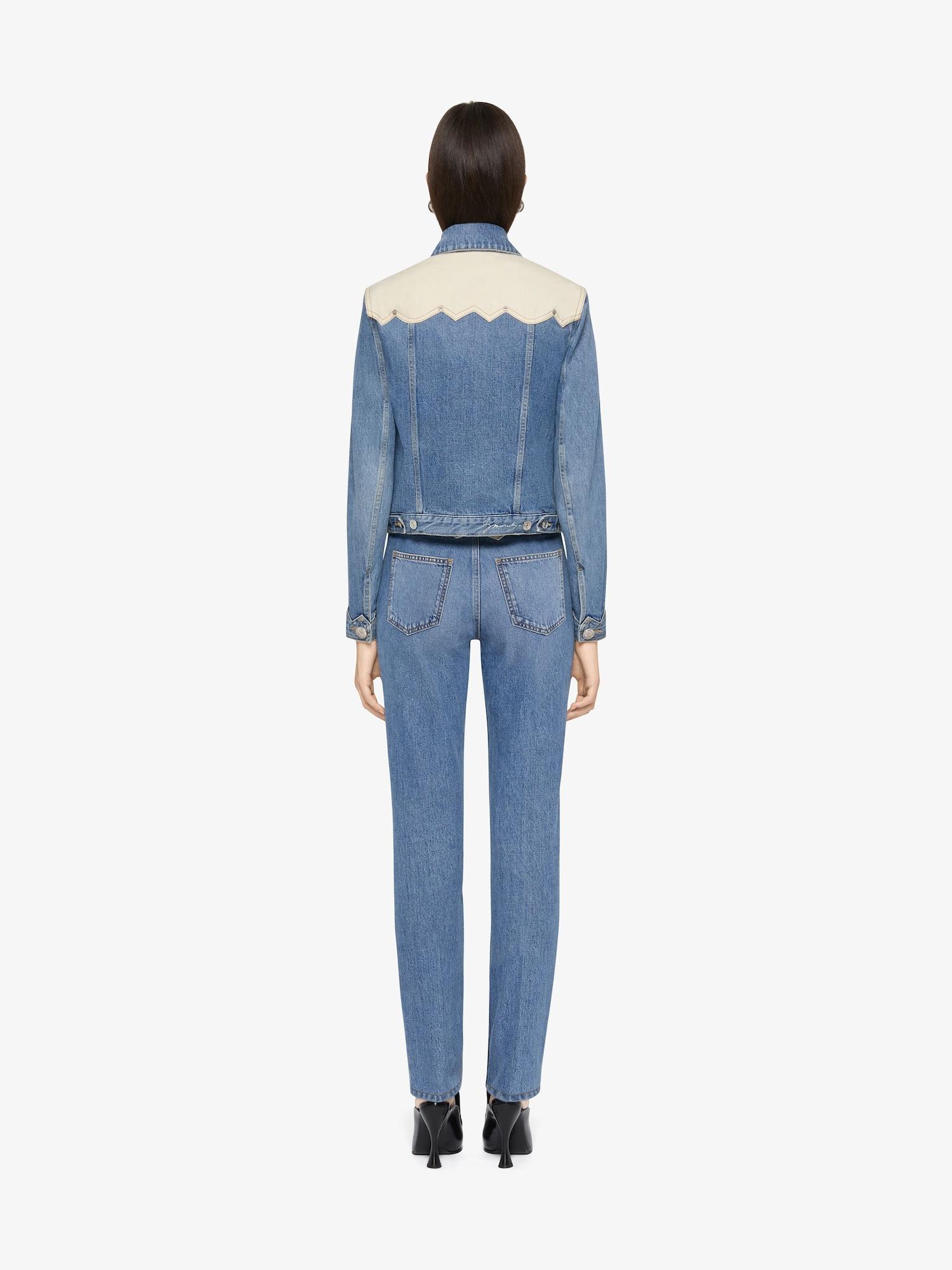 Jacket in denim with yoke Product Image