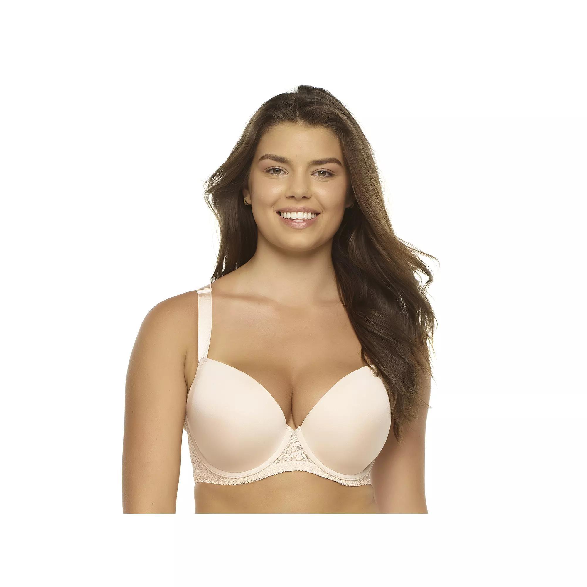 Paramour by Felina Carolina Lace-Back Full-Figure Contour Bra 115011, Women's, Size: 38 G, Black Product Image