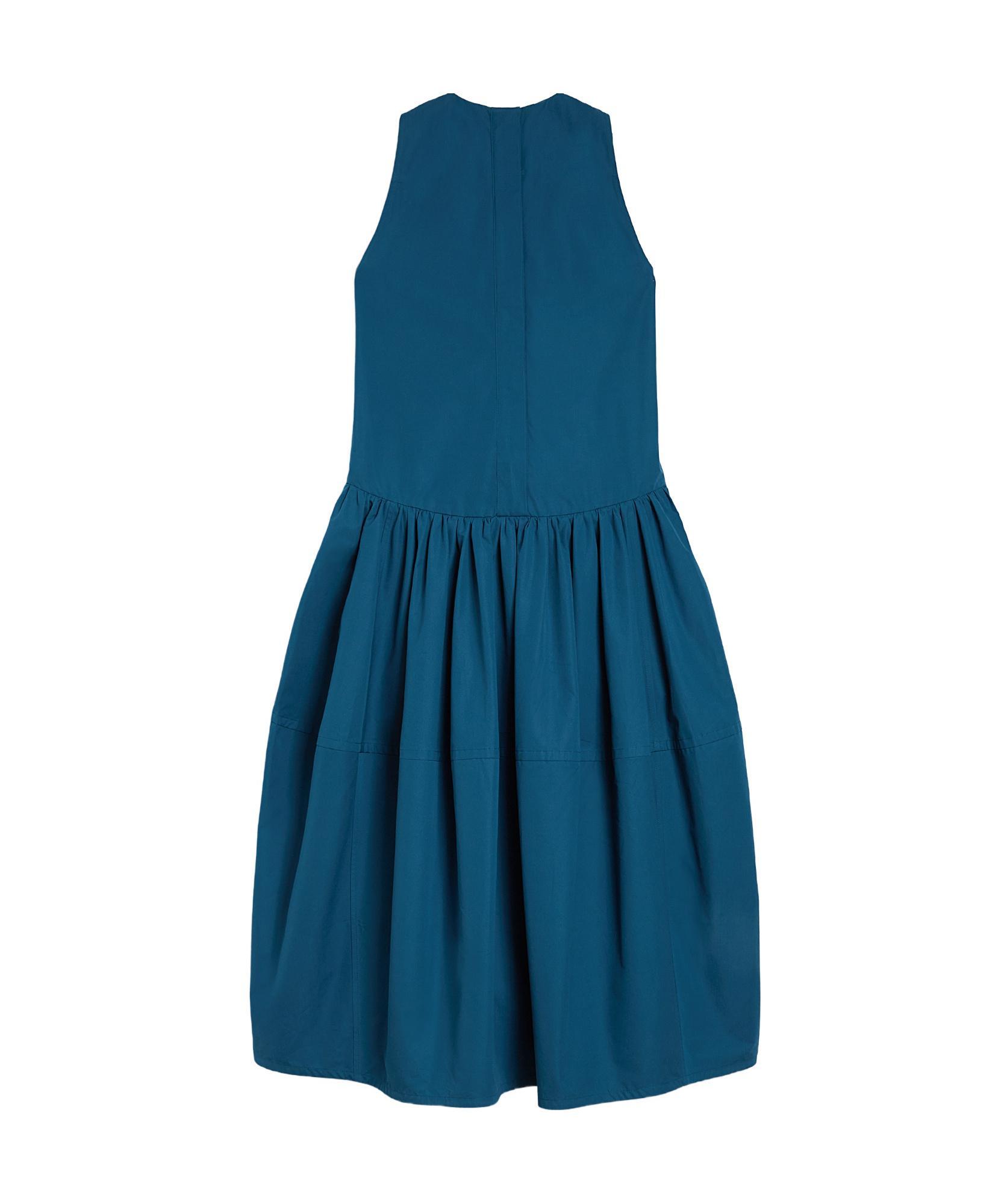 JIL SANDER Pleat-detail Midi Dress In 428 Product Image